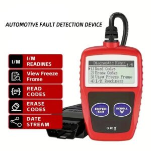 1 PC Car Fault Diagnosis Instrument Obd2 Clear Fault Codes Diagnostic Scanning Tools Universal Versionجهاز تشخيص أعطال السيارات Obd2، أداة مسح ضوئي لمسح رموز الأعطال، إصدار عالمي