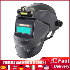 PC Welding Masks Automatic Variable Light Adjustment Large View Auto Darkening Welding Facemask for Arc Welding Grinding Cuttingأقنعة لحام الكمبيوتر الشخصي مع تعديل تلقائي للضوء المتغير وعرض كبير وقناع لحام ذاتي التعتيم للقوس الكهربائي والطحن والقطع